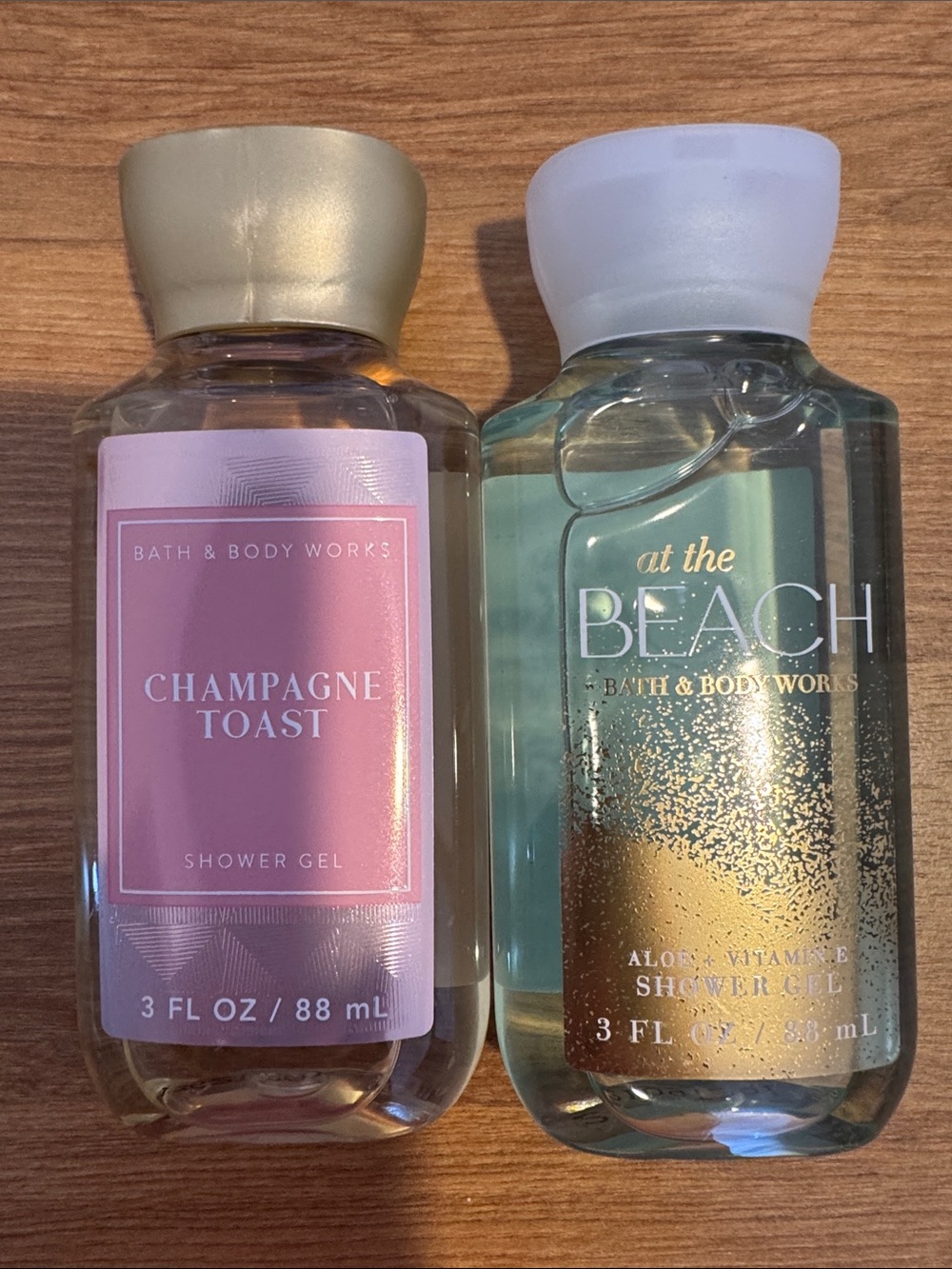 Lot of 2 Bath & Body Works Shea + Vitamin E Shower Gel (3 Fl oz each)